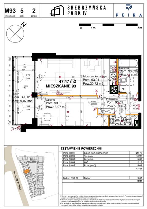 Plan 2 pok. 47m²