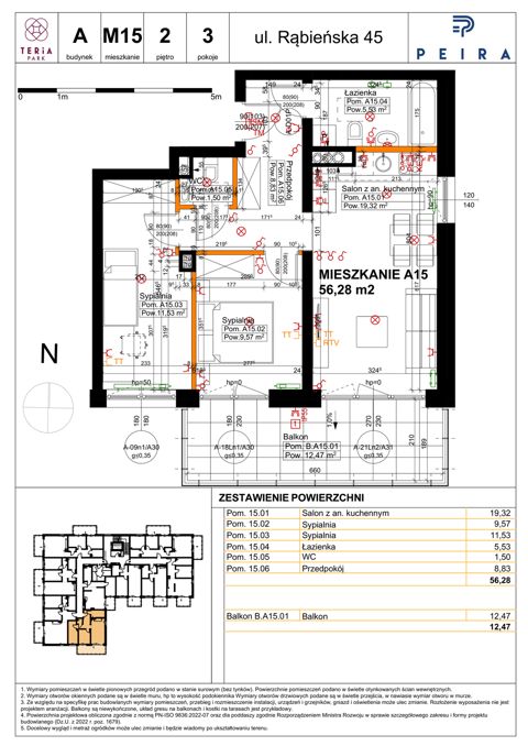 Plan 3 pok. 56m²