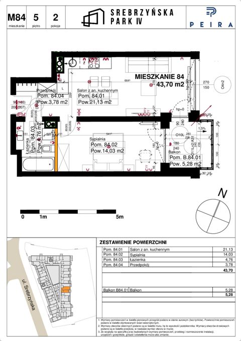 Plan 2 pok. 44m²