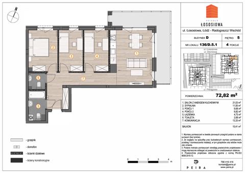 Plan 4 pok. 73m²