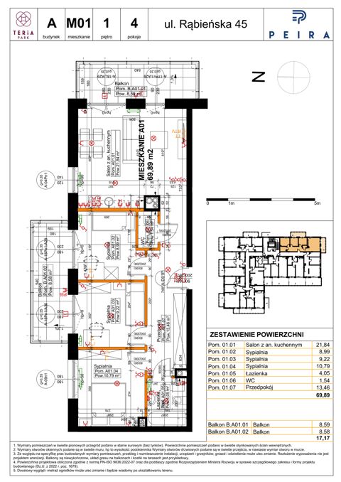 Plan 4 pok. 70m²