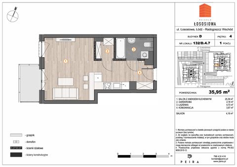 Plan 1 pok. 36m²