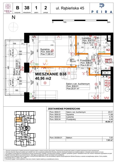 Plan 2 pok. 41m²