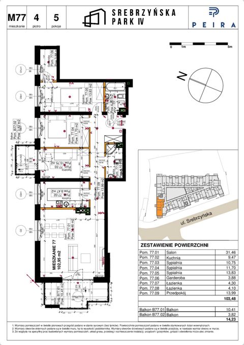 Plan 4 pok. 103m²