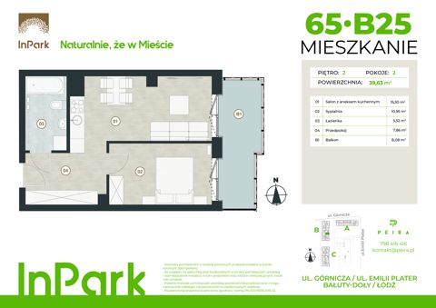 Plan 2 pok. 40m²