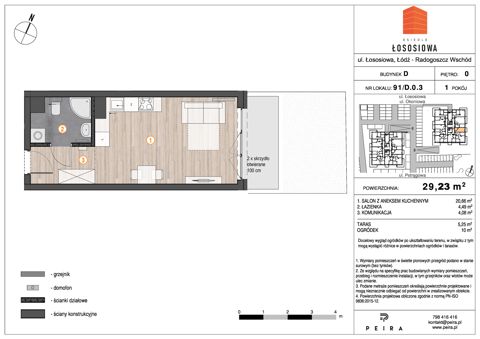 Plan 1 pok. 29m²