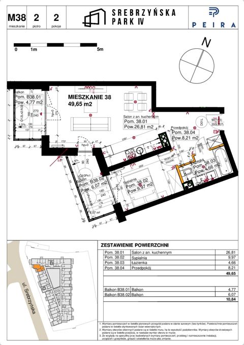 Plan 2 pok. 50m²