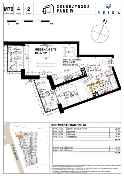 Plan 2 pok. 50m²