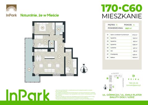 Plan 4 pok. 88m²