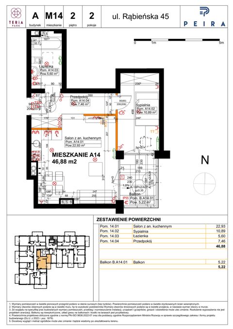 Plan 2 pok. 47m²