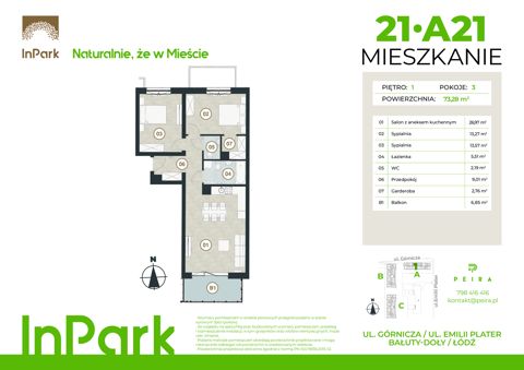 Plan 3 pok. 73m²