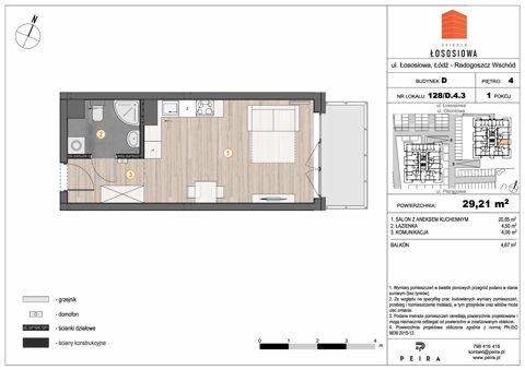 Plan 1 pok. 29m²