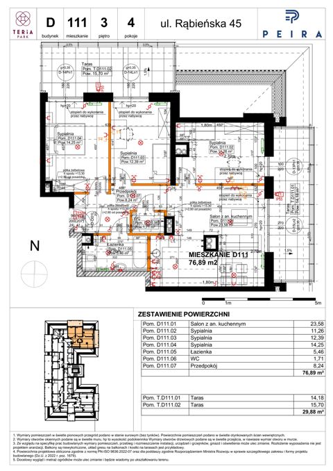 Plan 4 pok. 77m²