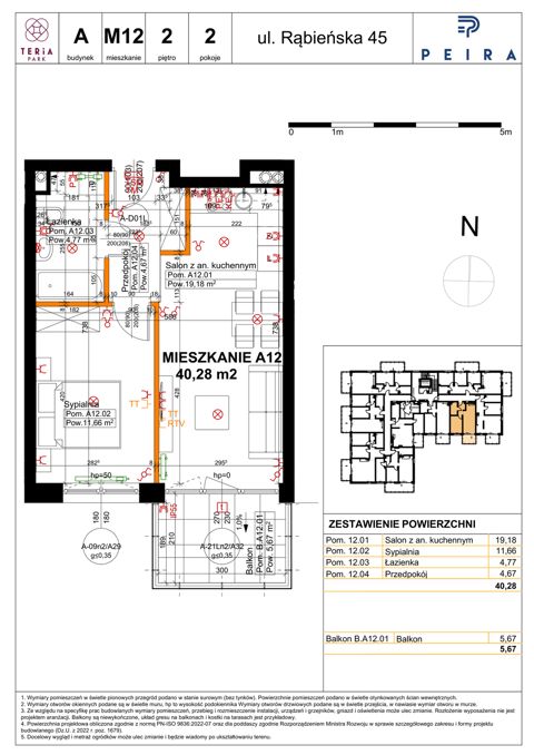 Plan 2 pok. 40m²