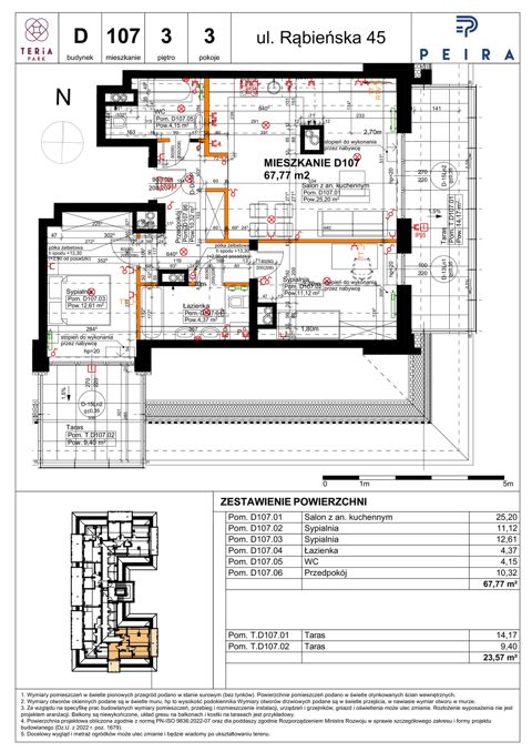 Plan 3 pok. 68m²