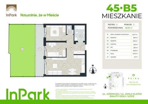 Plan 3 pok. 56m²
