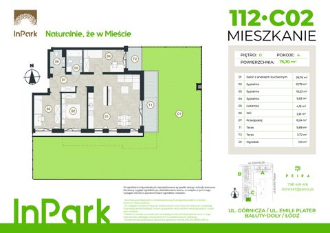 Plan 4 pok. 76m²