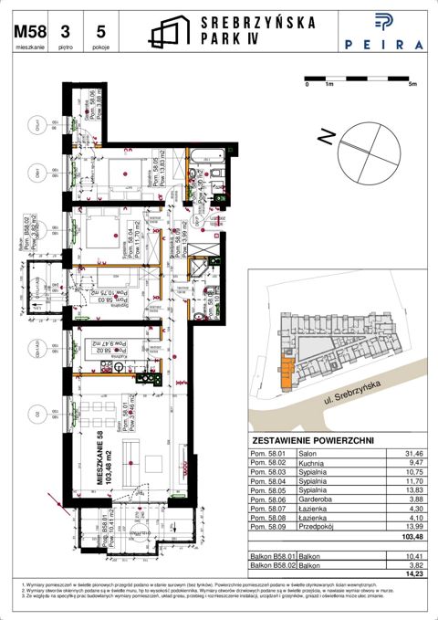 Plan 4 pok. 103m²