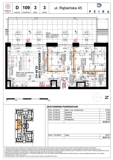 Plan 3 pok. 53m²