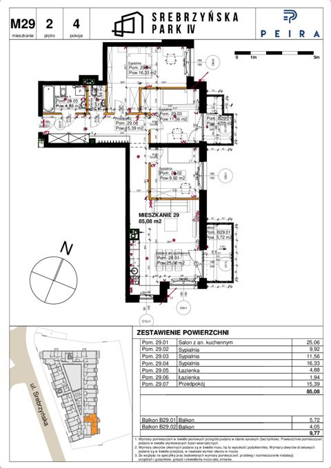 Plan 4 pok. 85m²