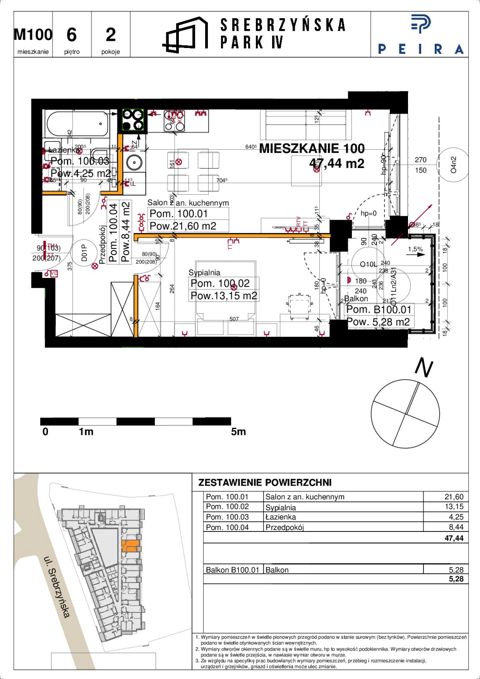 Plan 2 pok. 47m²