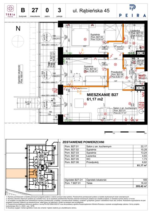 Plan 3 pok. 61m²