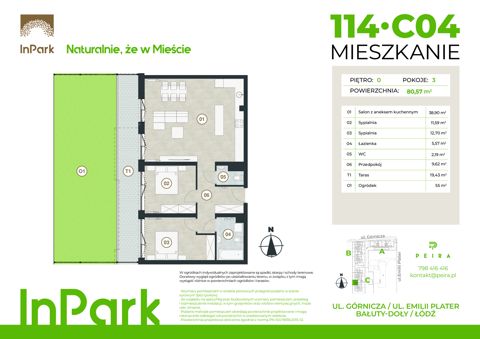 Plan 3 pok. 81m²