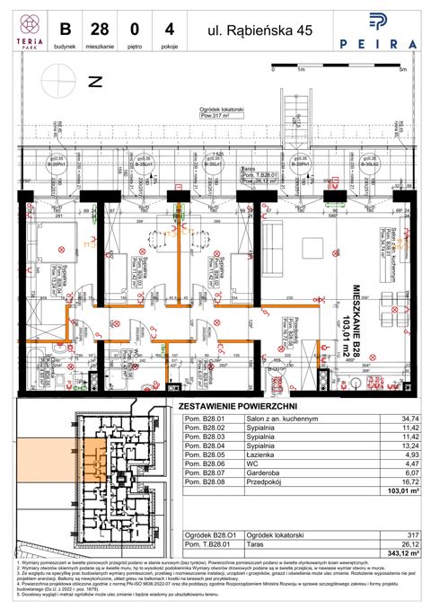 Plan 4 pok. 103m²