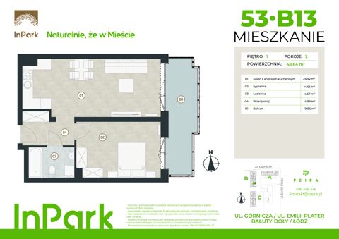 Plan 2 pok. 49m²