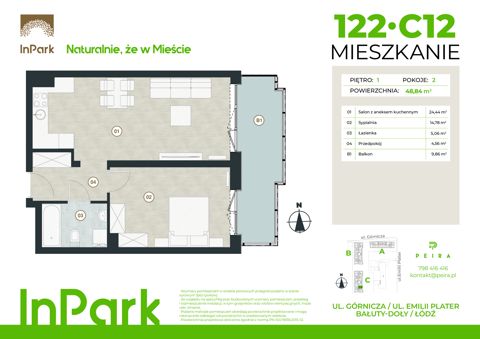 Plan 2 pok. 49m²