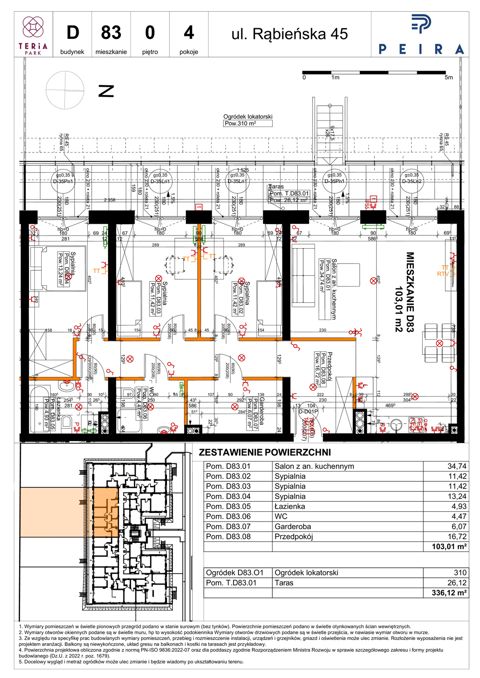 Plan 4 pok. 103m²