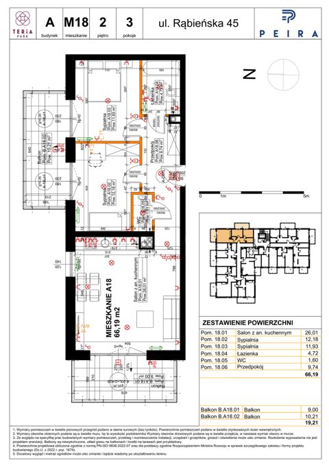 Plan 3 pok. 66m²