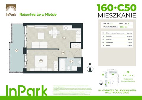 Plan 2 pok. 38m²