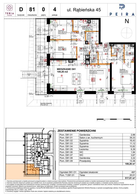 Plan 4 pok. 109m²