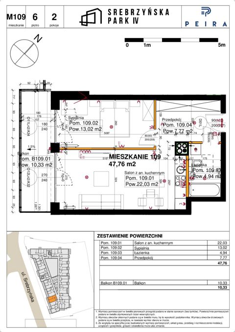 Plan 2 pok. 48m²