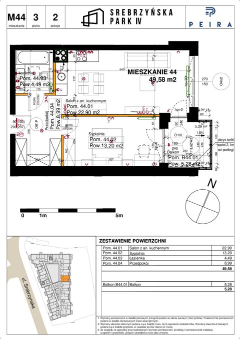Plan 2 pok. 50m²