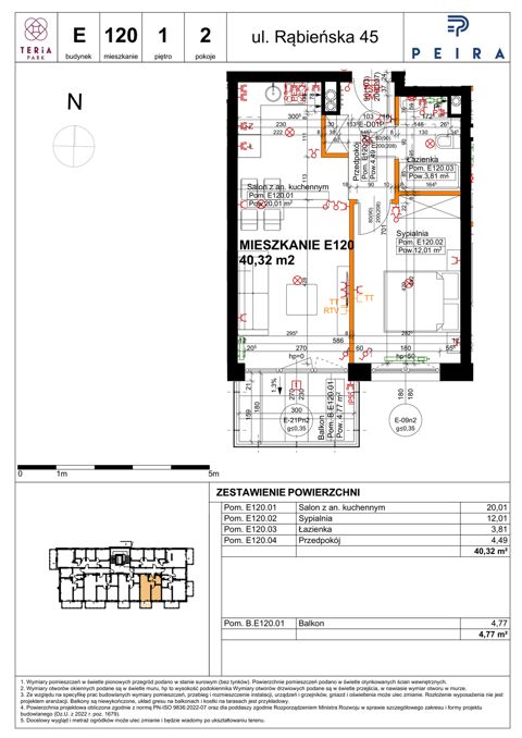 Plan 2 pok. 40m²