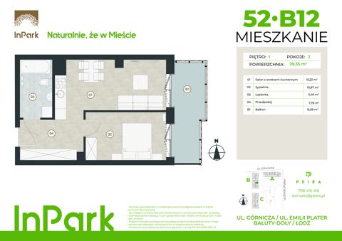 Plan 2 pok. 39m²