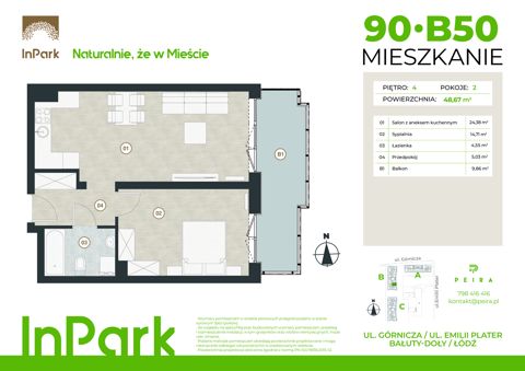 Plan 2 pok. 49m²