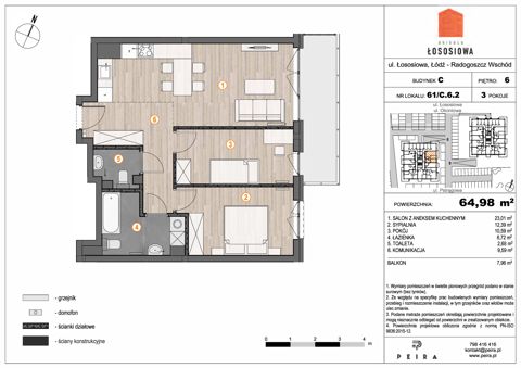 Plan 3 pok. 65m²