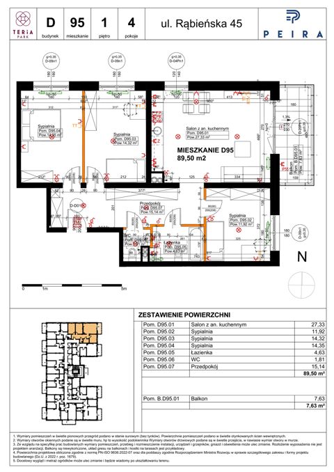 Plan 4 pok. 90m²