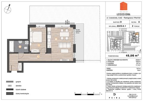 Plan 2 pok. 49m²