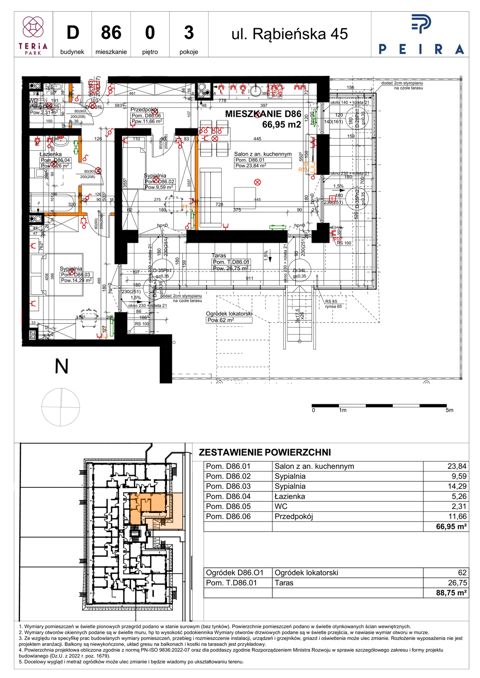 Plan 3 pok. 67m²