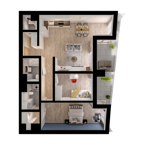 Plan 3 pok. 82m²
