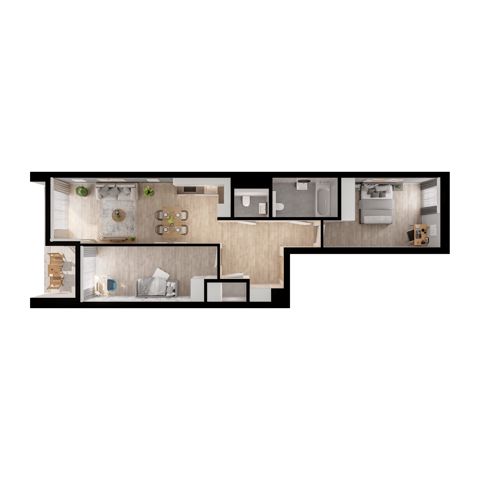Plan 3 pok. 72m²