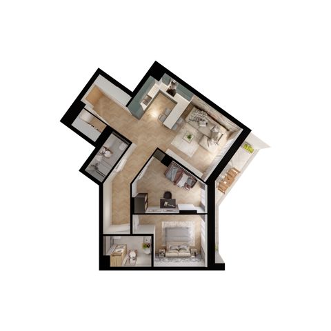 Plan 3 pok. 67m²