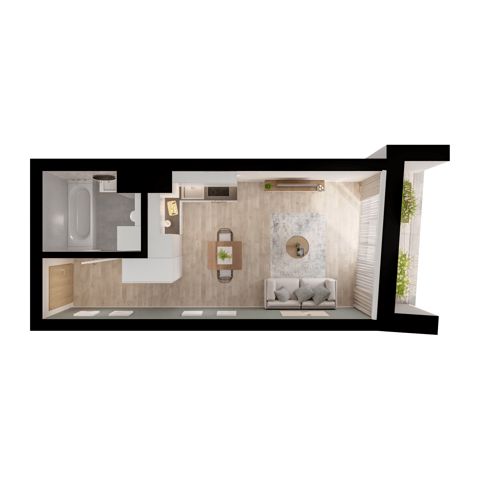 Plan 1 pok. 29m²