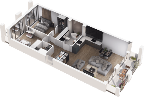 Plan 3 pok. 78m²