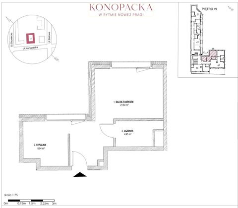 Plan 2 pok. 34m²