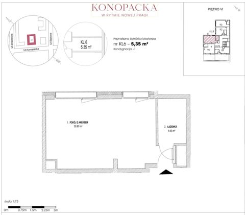 Plan 1 pok. 36m²